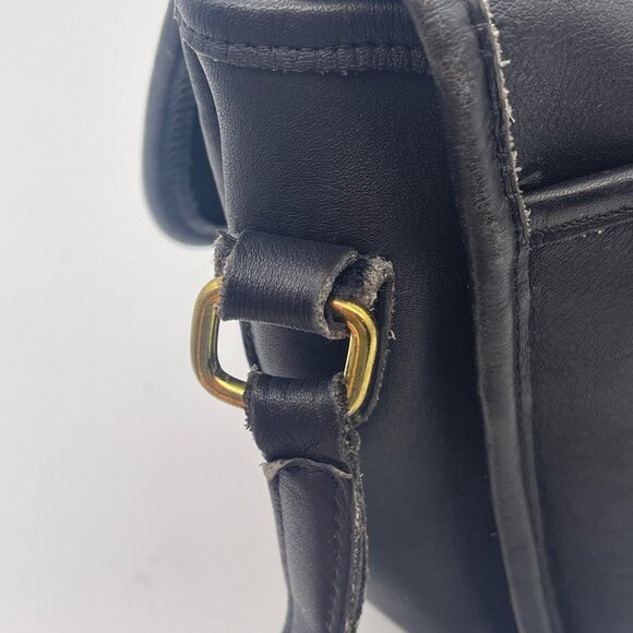 Vintage Coach Women’s Black Bag City F5M-9790 USA Crossbody Shoulder Turn Lock - Picture 4 of 16